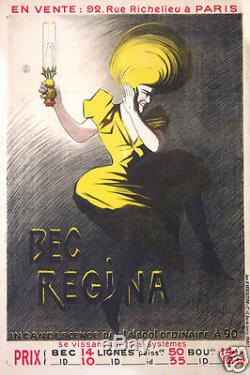 Cappiello Affiche Ancienne French Vintage Poster Bec Regina Circa 1920