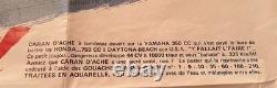 Caran d'Ache/Affiche publicitaire/Moto Yamaha/Sonauto/350 CC/Affiche moto