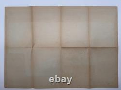 Carte Magnifique Croisière Jaune Citroën 1931 Asie Dossier Complet Super État