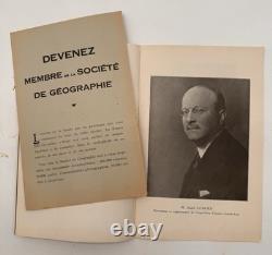 Carte Magnifique Croisière Jaune Citroën 1931 Asie Dossier Complet Super État