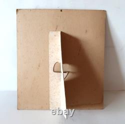 Carton Pub Huile Solaire Umbria Gagnez la Renault Dauphine 1956 Pin up