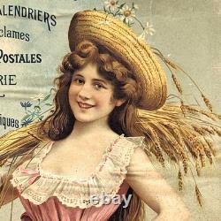 Carton publicitaire ancienne vers 1900 chromolithographie Castraise