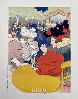 Chaix 1895 Affiche avant parution des Maîtres de l'Affiche /J. Cheret G. Meunier