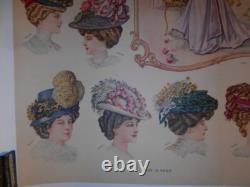 Chapellerie Ete 1908 Louis Hirsch A Paris Affiche Ancienne