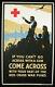 Charles Waldo Love (1881-1967) C1916 Come Across Red Cross Ww1 Usa New York