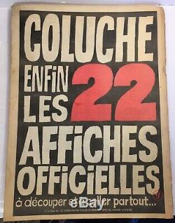 Charlie Hebdo Hors Série Spécial Coluche par Siné Avril 1981 21 Affiches