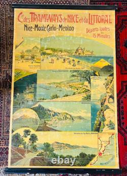 Cie des Tramways de Nice et du Littoral Nice Monte-Carlo Menton. Départs t