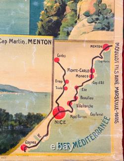 Cie des Tramways de Nice et du Littoral Nice Monte-Carlo Menton. Départs t