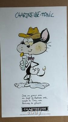 Collection Absolue Série Complète 3 Affiches CHARTREUSE Cocktails