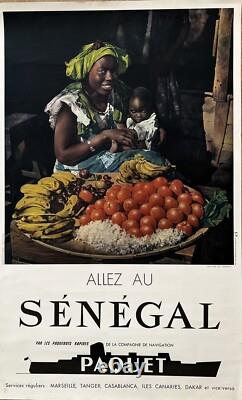 Compagnie Paquet Affiche Allez Au Sénégal