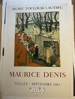 DENIS Maurice affiche 1963 Musée TOULOUSE-LAUTREC MOURLOT TBE