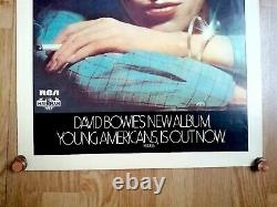 David Bowie Young Americans Affiche Promo Originale Très Rare 1975