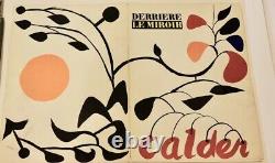 Derriere Le Miroir 1954 Calder Poemes Lithographies Maeght