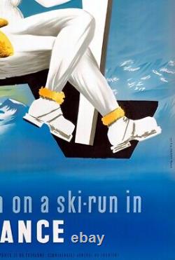 Deux affiches une en Anglais une en Portugais Join the sun on a ski run