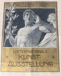 Éblouissante Ancienne Affiche Art Nouveau 1897