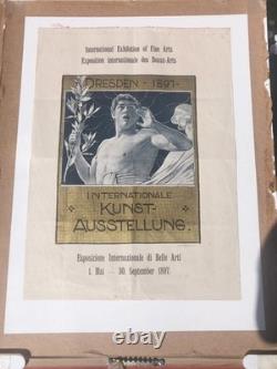 Éblouissante Ancienne Affiche Art Nouveau 1897