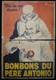 Edouard Courchinoux (1891-1968) Affiche Publicitaire Bonbons Père Antonio 95x65