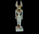 Égypte Ancienne Rare Antique Statue Sculptée à La Main D'anubis Déesse De