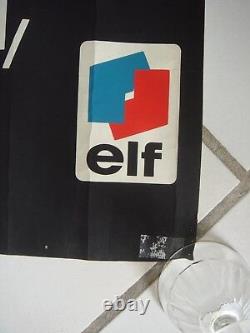 Elf Ancienne Affiche Publicitaire Elf Antigel Preconise Par Caltex Avas