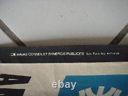 Elf Ancienne Affiche Publicitaire Elf Antigel Preconise Par Caltex Avas