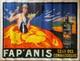 Fap Anis Original Vintage Liquor Poster C1920 By Maurice Delval