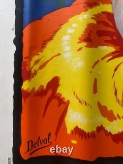 Fap Anis Original Vintage Liquor Poster c1920 by Maurice Delval