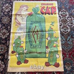 Fernand BOURGEOIS Affiche Litho 1955 C. A. P. APT COMPTOIR AGRICOLE PROVENCAL RARE