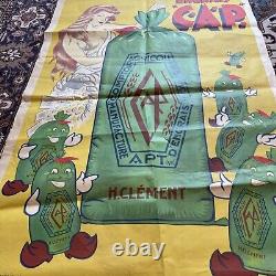 Fernand BOURGEOIS Affiche Litho 1955 C. A. P. APT COMPTOIR AGRICOLE PROVENCAL RARE