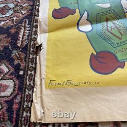 Fernand BOURGEOIS Affiche Litho 1955 C. A. P. APT COMPTOIR AGRICOLE PROVENCAL RARE