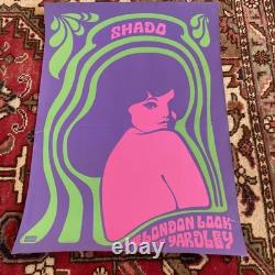 GILLES MONET Affiche Originale YARDLEY Shado 1960 Psychédélique Mod Pop ABÉTAT