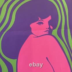 GILLES MONET Affiche Originale YARDLEY Shado 1960 Psychédélique Mod Pop ABÉTAT