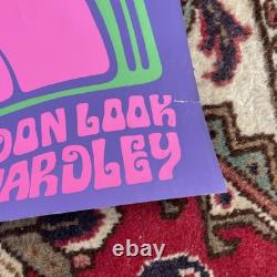 GILLES MONET Affiche Originale YARDLEY Shado 1960 Psychédélique Mod Pop ABÉTAT