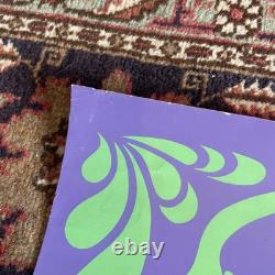 GILLES MONET Affiche Originale YARDLEY Shado 1960 Psychédélique Mod Pop ABÉTAT