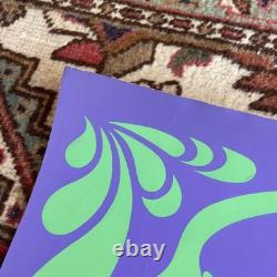 GILLES MONET Affiche Originale YARDLEY Shado 1960 Psychédélique Mod Pop ABÉTAT