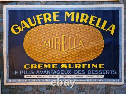 Gaufre Mirella ancien affiche 1925