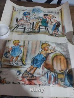 Germaine Bouret, Affiche ancienne, affiche publicitaire