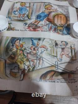 Germaine Bouret, Affiche ancienne, affiche publicitaire