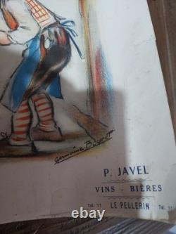 Germaine Bouret, Affiche ancienne, affiche publicitaire