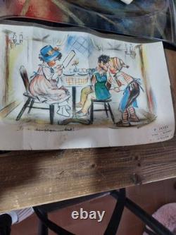 Germaine Bouret, Affiche ancienne, affiche publicitaire