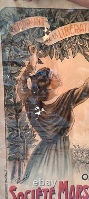 Grande Affiche Ancienne Ste Marseillaise Emprunt Liberation 1918 Perbural