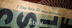 Grande Affiche originale Tissus BONALO Le MONNIER 1932 (2e Edit 1933) 234x157c