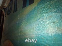 Grande Affiche originale Tissus BONALO Le MONNIER 1932 (2e Edit 1933) 234x157c