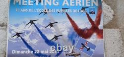Grande affiche du Meeting Aérien 70 ans des Pupilles de l'Air Grenoble Mai 2011
