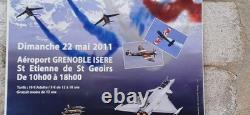 Grande affiche du Meeting Aérien 70 ans des Pupilles de l'Air Grenoble Mai 2011