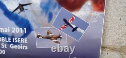 Grande affiche du Meeting Aérien 70 ans des Pupilles de l'Air Grenoble Mai 2011
