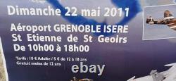 Grande affiche du Meeting Aérien 70 ans des Pupilles de l'Air Grenoble Mai 2011