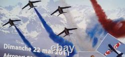 Grande affiche du Meeting Aérien 70 ans des Pupilles de l'Air Grenoble Mai 2011