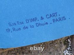 Grande affiche originale des années 50 lessive Paic 160 cm x 117 cm, Frémond
