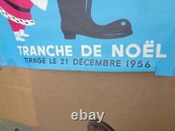 Grande affiche originale loterie nationale 1956 156 cm x 115,5 cm Fix-Masseau