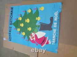 Grande affiche originale loterie nationale 1956 156 cm x 115,5 cm Fix-Masseau